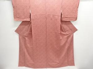 未使用品　縮緬地小花尽くし模様小紋着物